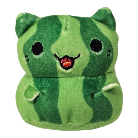 Funko Kleptocats Sandy Watermelon Plush 3" Small Green Stuffed Animal Toy - Picture 1 of 6
